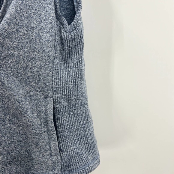 Duluth Trading Heathered Fleece Winter Vest Zippered Pockets Women's Medium - Picture 4 of 6